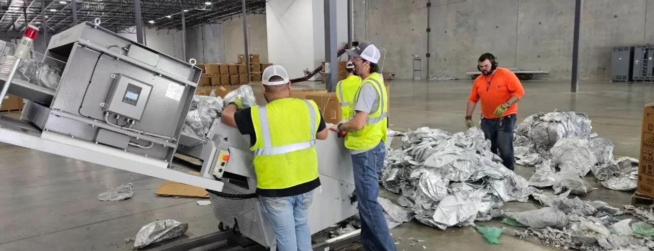 Instalación de máquina peletizadora de PE y PP en Estados Unidos